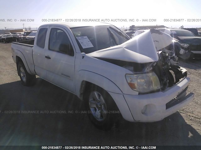 5TEUU42N78Z539149 - 2008 TOYOTA TACOMA ACCESS CAB Ақ фото 1