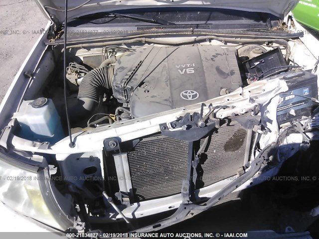 5TEUU42N78Z539149 - 2008 TOYOTA TACOMA ACCESS CAB Ақ фото 10