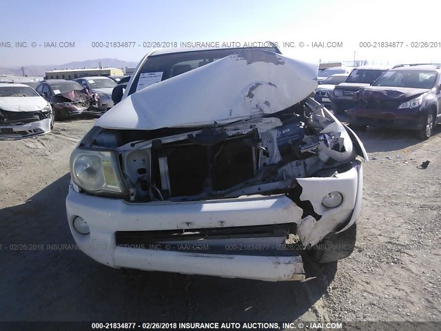5TEUU42N78Z539149 - 2008 TOYOTA TACOMA ACCESS CAB Ақ фото 6