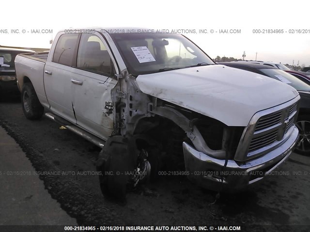 3C6UD5DL5CG222676 - 2012 DODGE RAM 2500 SLT WHITE photo 1