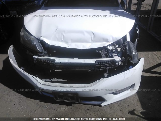 1HGCR2F52EA091146 - 2014 HONDA ACCORD SPORT WHITE photo 6