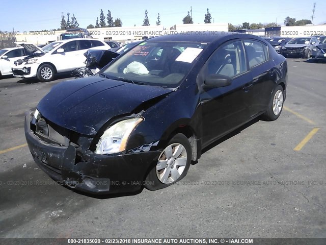 3N1AB61E57L635212 - 2007 NISSAN SENTRA 2.0/2.0S/2.0SL BLACK photo 2