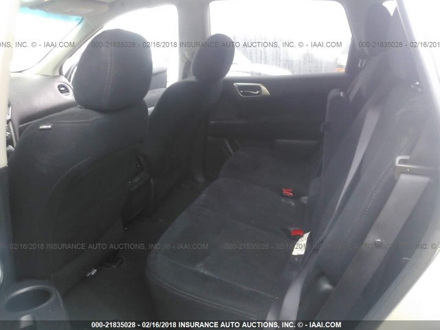 5N1AR2MN3GC630417 - 2016 NISSAN PATHFINDER S/SV/SL/PLATINUM 银色 照片 8