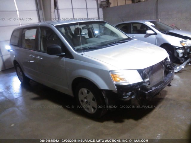 2D8HN44E39R630777 - 2009 DODGE GRAND CARAVAN SE SILVER photo 1