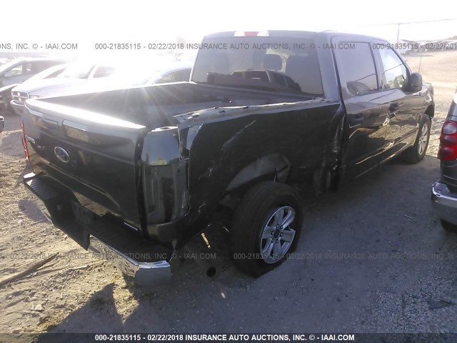 1FTEW1C83GKD46019 - 2016 FORD F150 SUPERCREW GRAY photo 4