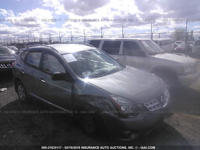 JN8AS5MV1EW718490 - 2014 NISSAN ROGUE SELECT S SILVER photo 1