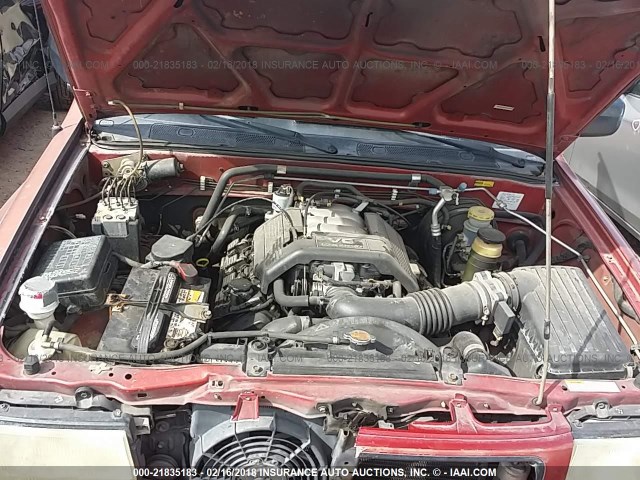 4S6CK58W2X4412231 - 1999 HONDA PASSPORT EX/LX 红色 照片 10