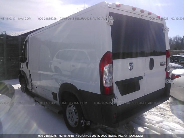 3C6TRVAG3GE111131 - 2016 RAM PROMASTER 1500 1500 STANDARD WHITE photo 3