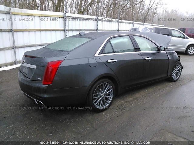 1G6AS5S38F0131174 - 2015 CADILLAC CTS PERFORMANCE COLLECTION GRAY photo 4