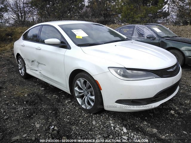 1C3CCCBB1FN657913 - 2015 CHRYSLER 200 S WHITE photo 1