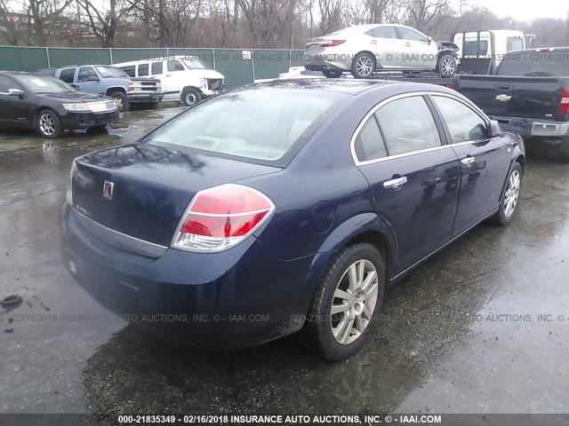 1G8ZV57B79F122291 - 2009 SATURN AURA XR BLUE photo 4