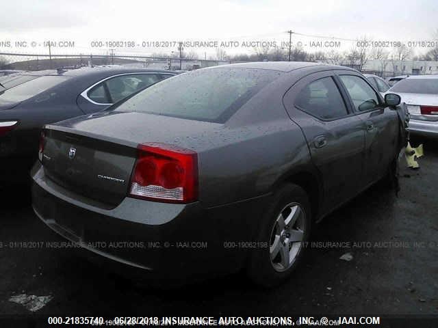 2B3CA3CV2AH207166 - 2010 DODGE CHARGER SXT GRAY photo 4