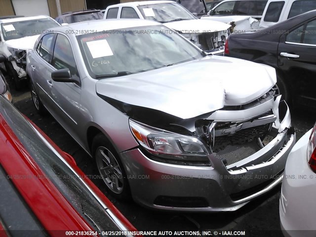 1G11B5SA3DF289890 - 2013 CHEVROLET MALIBU LS ვერცხლისფერი ფოტო 1