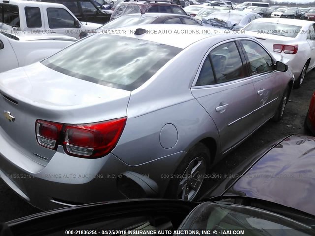 1G11B5SA3DF289890 - 2013 CHEVROLET MALIBU LS ვერცხლისფერი ფოტო 4