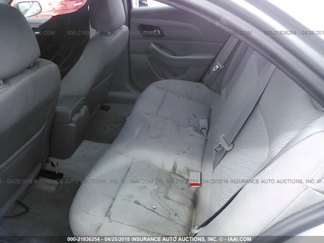 1G11B5SA3DF289890 - 2013 CHEVROLET MALIBU LS ვერცხლისფერი ფოტო 8
