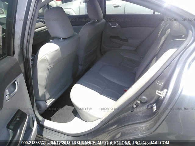 2HGFB2F99CH531057 - 2012 HONDA CIVIC EXL GRAY photo 8