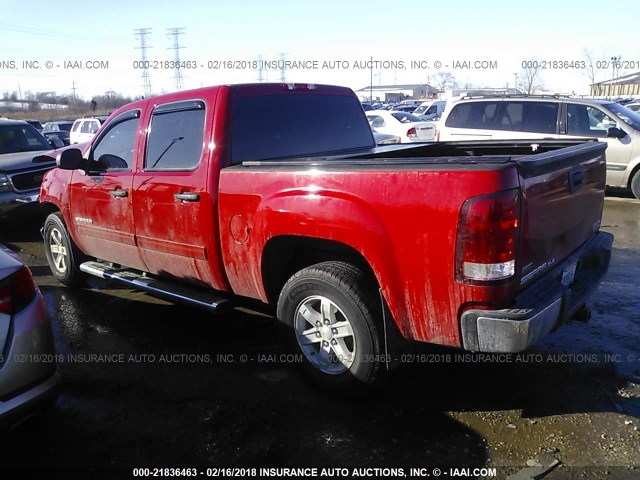 3GTP1VE05BG391114 - 2011 GMC SIERRA C1500 SLE RED photo 3