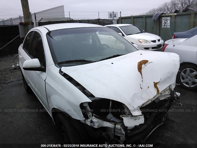 KL1TD5DE7AB115177 - 2010 CHEVROLET AVEO LS/LT 白色 照片 1
