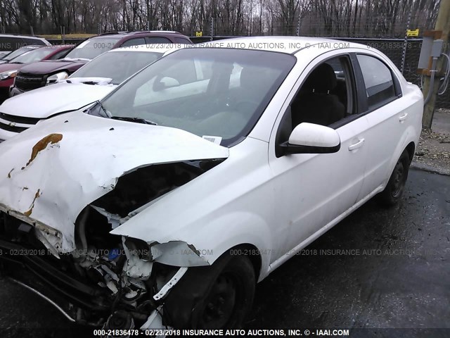 KL1TD5DE7AB115177 - 2010 CHEVROLET AVEO LS/LT 白色 照片 2