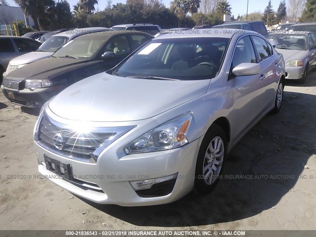 1N4AL3AP8FC452638 - 2015 NISSAN ALTIMA 2.5/S/SV/SL SILVER photo 2