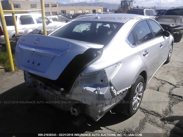 1N4AL3AP8FC452638 - 2015 NISSAN ALTIMA 2.5/S/SV/SL SILVER photo 4