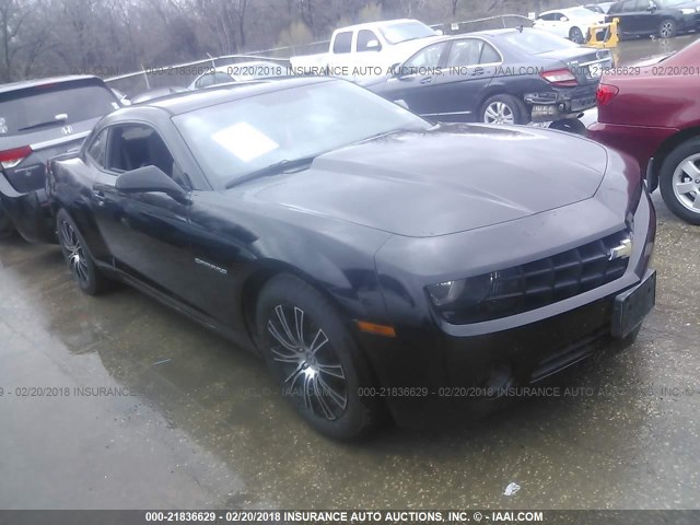 2G1FA1E36C9204580 - 2012 CHEVROLET CAMARO LS BLACK photo 1