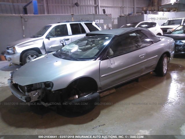 1C3EL55R46N135788 - 2006 CHRYSLER SEBRING TOURING SILVER photo 2