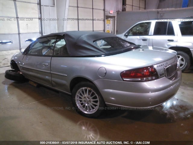 1C3EL55R46N135788 - 2006 CHRYSLER SEBRING TOURING SILVER photo 3