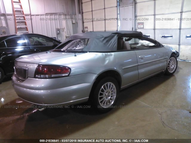 1C3EL55R46N135788 - 2006 CHRYSLER SEBRING TOURING SILVER photo 4