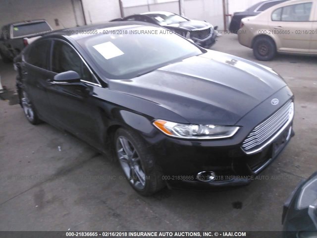 3FA6P0K93FR126854 - 2015 FORD FUSION TITANIUM BLACK photo 1