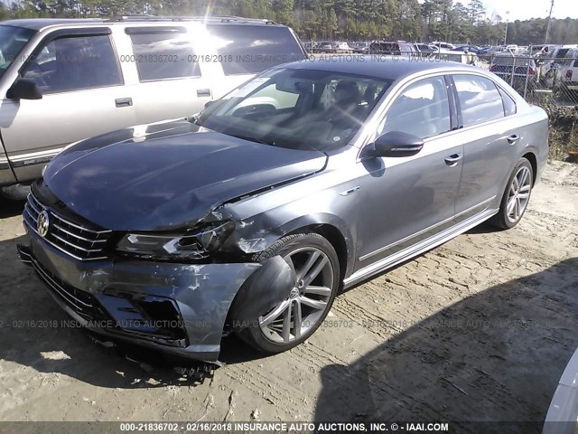 1VWDT7A34HC061305 - 2017 VOLKSWAGEN PASSAT R-LINE Boz foto 2
