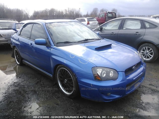 JF1GD29624G501464 - 2004 SUBARU IMPREZA WRX BLUE photo 1