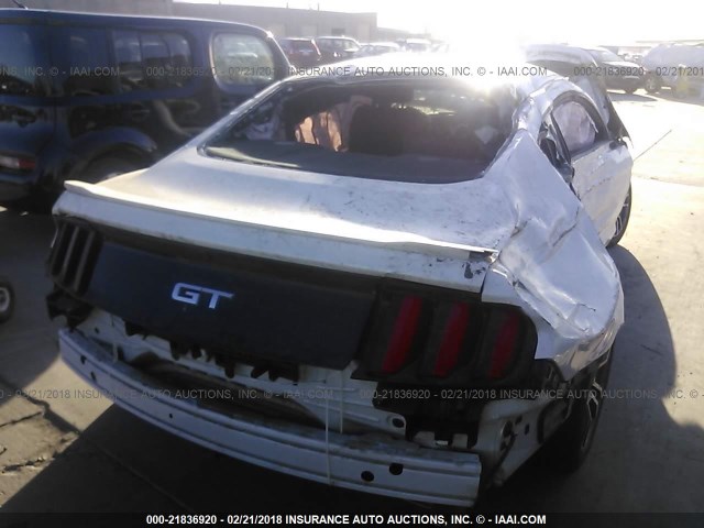1FA6P8CFXH5267011 - 2017 FORD MUSTANG GT WHITE photo 4
