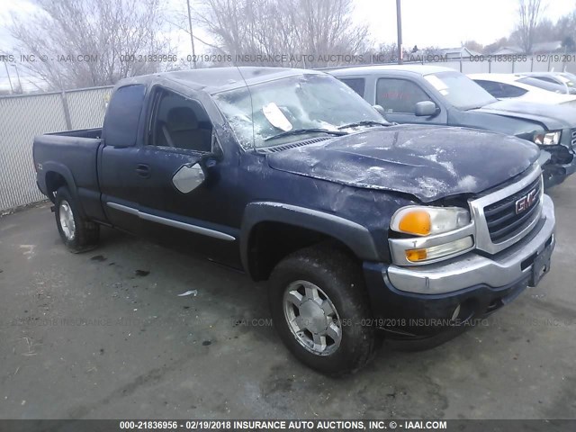 1GTEK19B95E166747 - 2005 GMC NEW SIERRA K1500 Navy photo 1