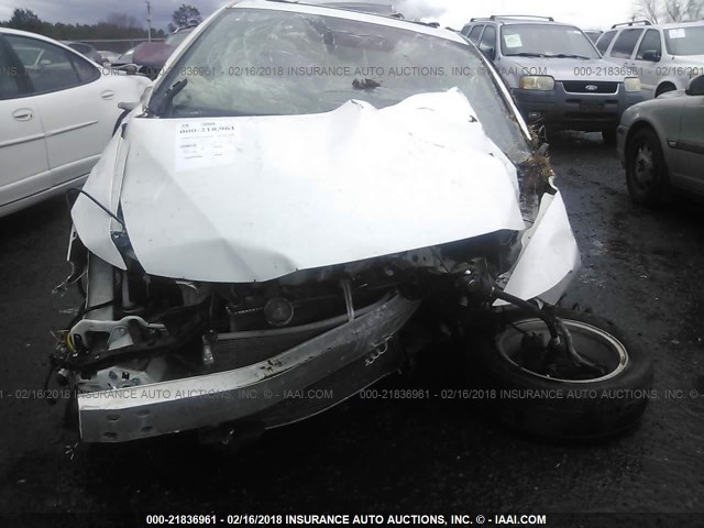 2HGFG3B06CH506826 - 2012 HONDA CIVIC EXL WHITE photo 6