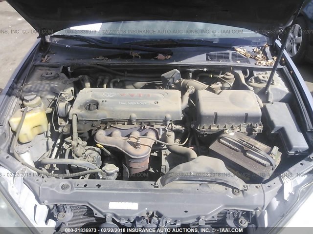 JTDBE32K940284650 - 2004 TOYOTA CAMRY LE/XLE GRAY photo 10