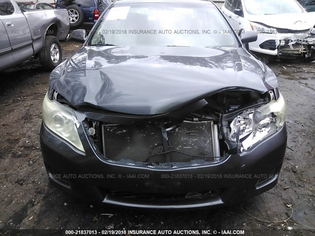 4T1BF3EK5BU736216 - 2011 TOYOTA CAMRY SE/LE/XLE Серый фото 6