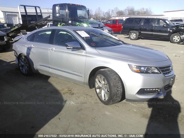 2G1145S32G9184332 - 2016 CHEVROLET IMPALA LTZ SILVER photo 1