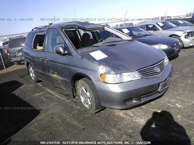 2HKRL1869YH624116 - 2000 HONDA ODYSSEY EX GRAY photo 1