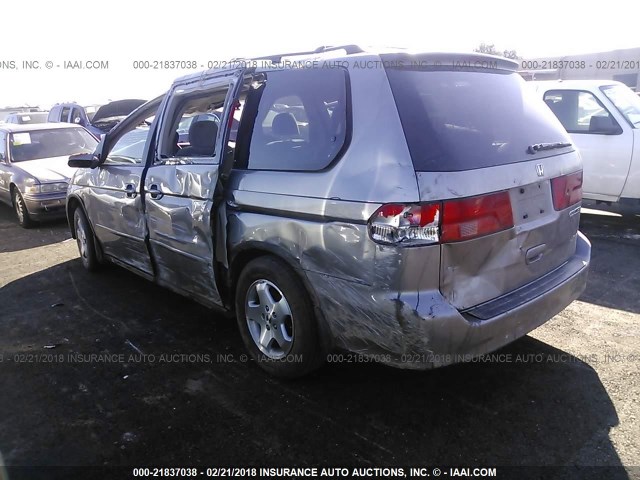 2HKRL1869YH624116 - 2000 HONDA ODYSSEY EX GRAY photo 3