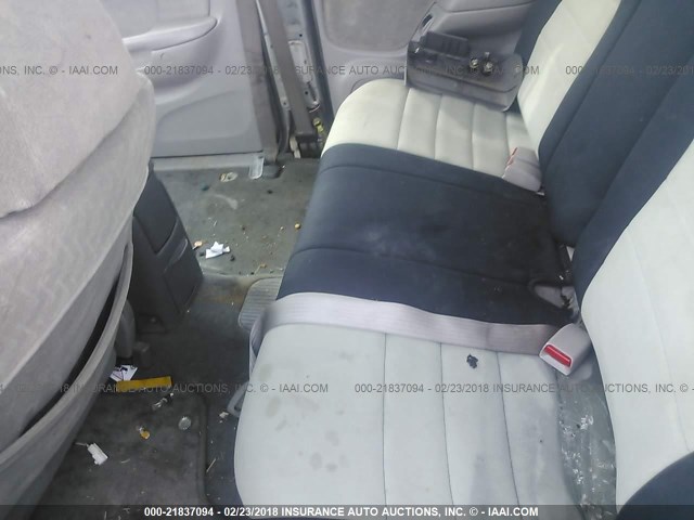 5TEHN72N32Z072450 - 2002 TOYOTA TACOMA DOUBLE CAB 灰色 照片 8