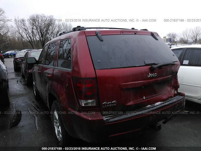 1J4HR48N46C101785 - 2006 JEEP GRAND CHEROKEE LAREDO/COLUMBIA/FREEDOM 红色 照片 3