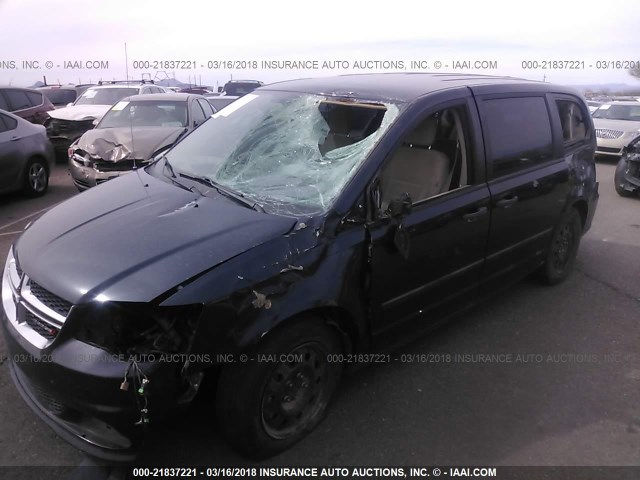 2C4RDGBGXER362428 - 2014 DODGE GRAND CARAVAN SE GRAY photo 6