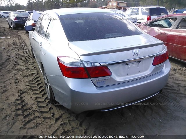 1HGCR2F52DA033066 - 2013 HONDA ACCORD SPORT SILVER photo 3