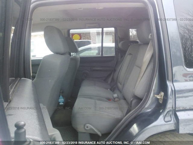 1J8HG48K97C643735 - 2007 JEEP COMMANDER Navy photo 8