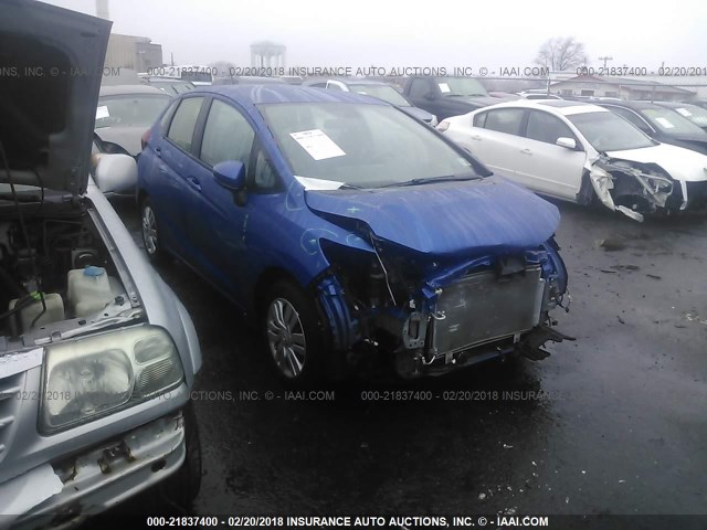 JHMGK5H5XGX019726 - 2016 HONDA FIT LX أزرق صورة 1