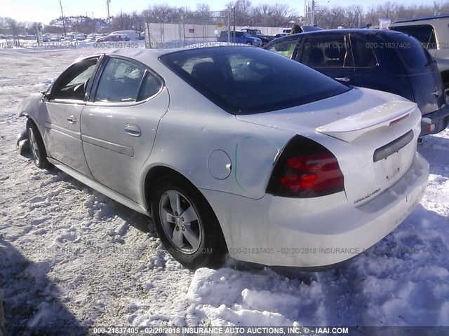 2G2WP552X81187037 - 2008 PONTIAC GRAND PRIX 白色 照片 3