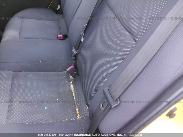 KL1TD56E59B319422 - 2009 CHEVROLET AVEO LS/LT YELLOW photo 8