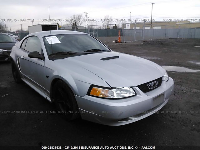 1FAFP42X5YF286076 - 2000 FORD MUSTANG GT SILVER photo 1