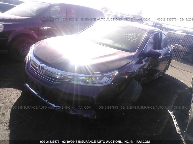 1HGCR2F56HA108423 - 2017 HONDA ACCORD SPORT 红色 照片 2